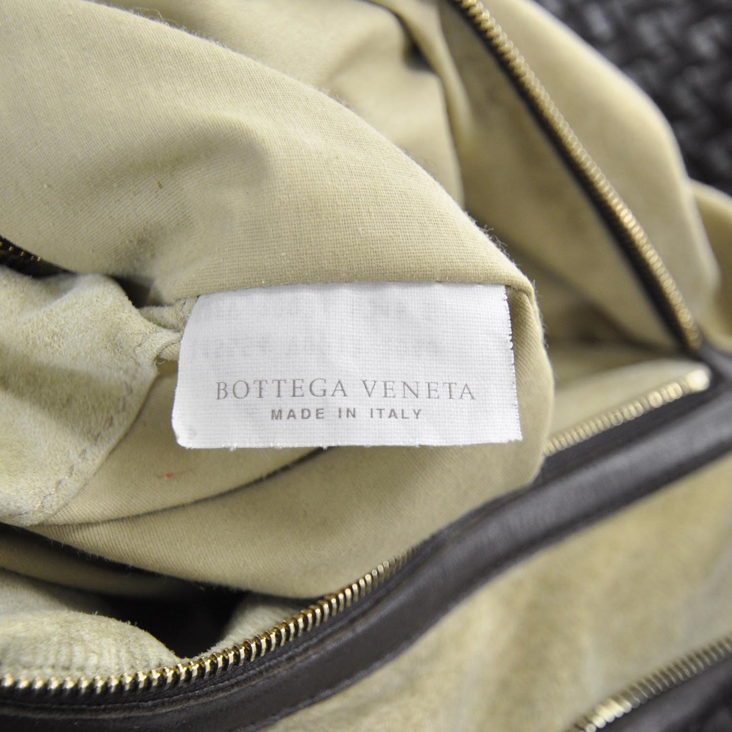 Nappa Intrecciato Large Veneta Hobo Ebano
