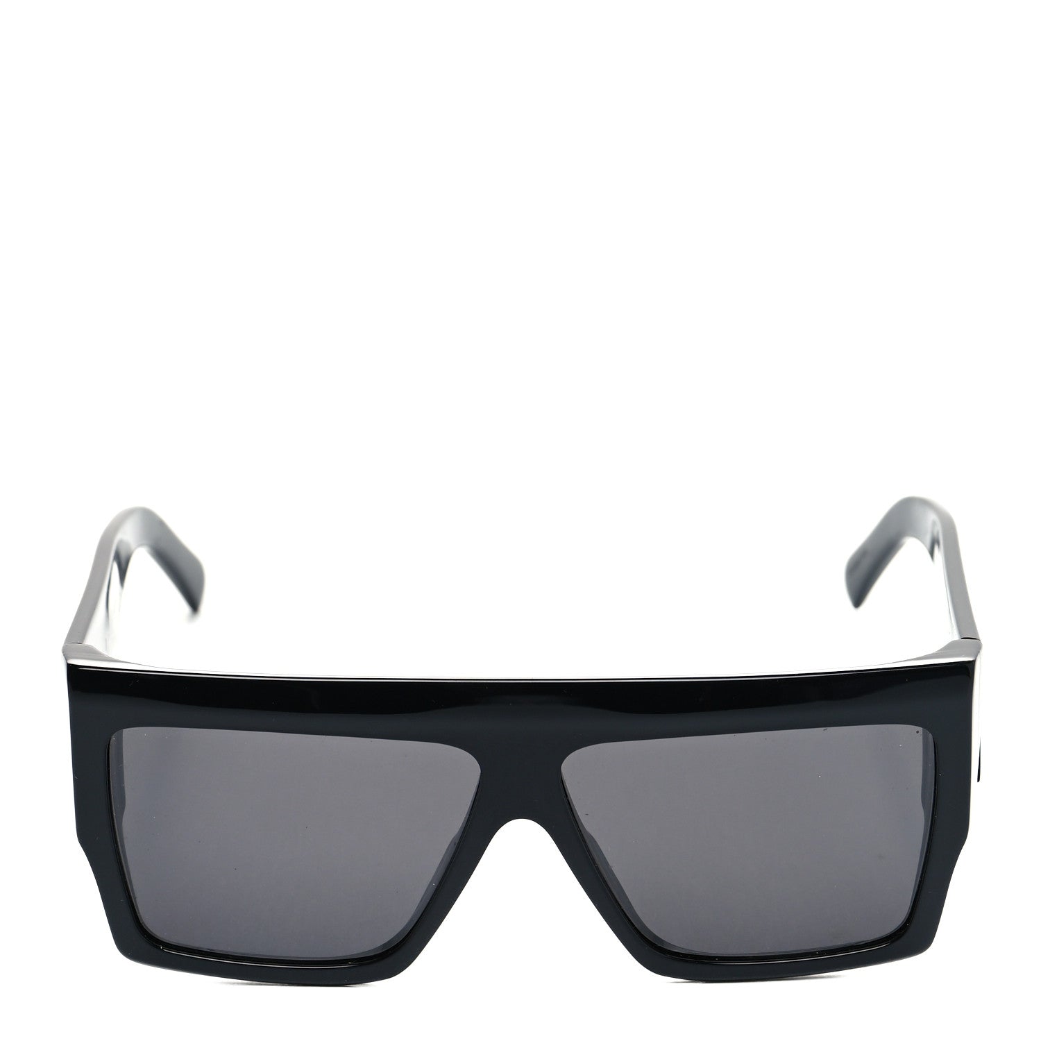 Celine Acetate Chunky Rectangle Sunglasses CL 40092I Black 2 of 7