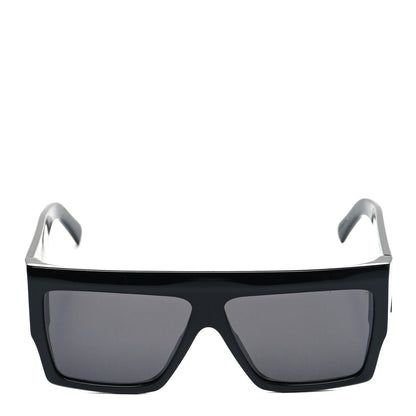 Celine Acetate Chunky Rectangle Sunglasses CL 40092I Black 2 of 7