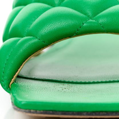 Bottega Veneta Nappa Matelasse Padded Flat Sandals 39 Parakeet 8 of 13
