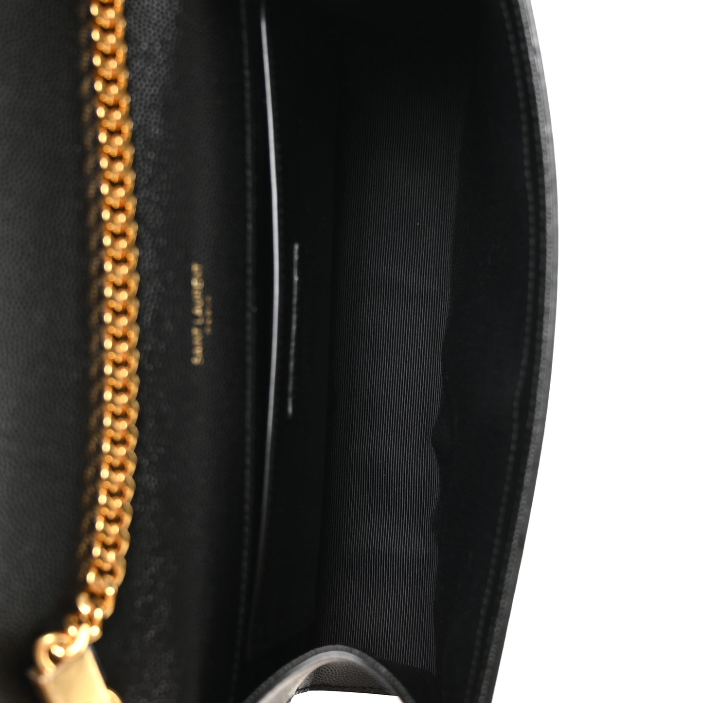 Grain De Poudre Medium Classic Monogram Kate Tassel Satchel Black