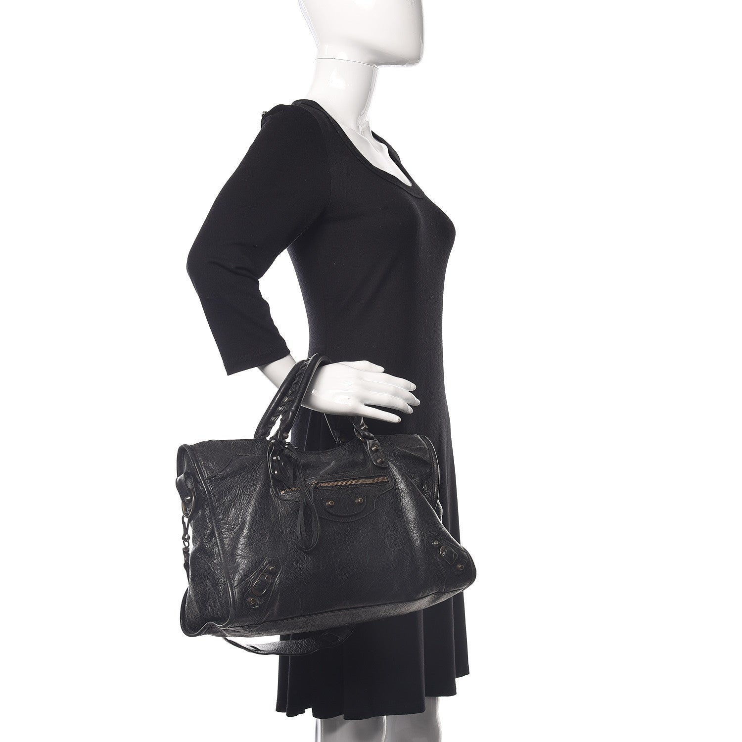 Balenciaga Agneau Classic Hardware City Black 2 of 10