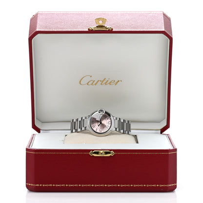 Cartier Stainless Steel 28mm Ballon Bleu De Cartier Quartz Watch Pink 5 of 5