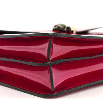 Bulgari Metallic Calfskin Serpenti Forever Shoulder Bag Red 9 of 11