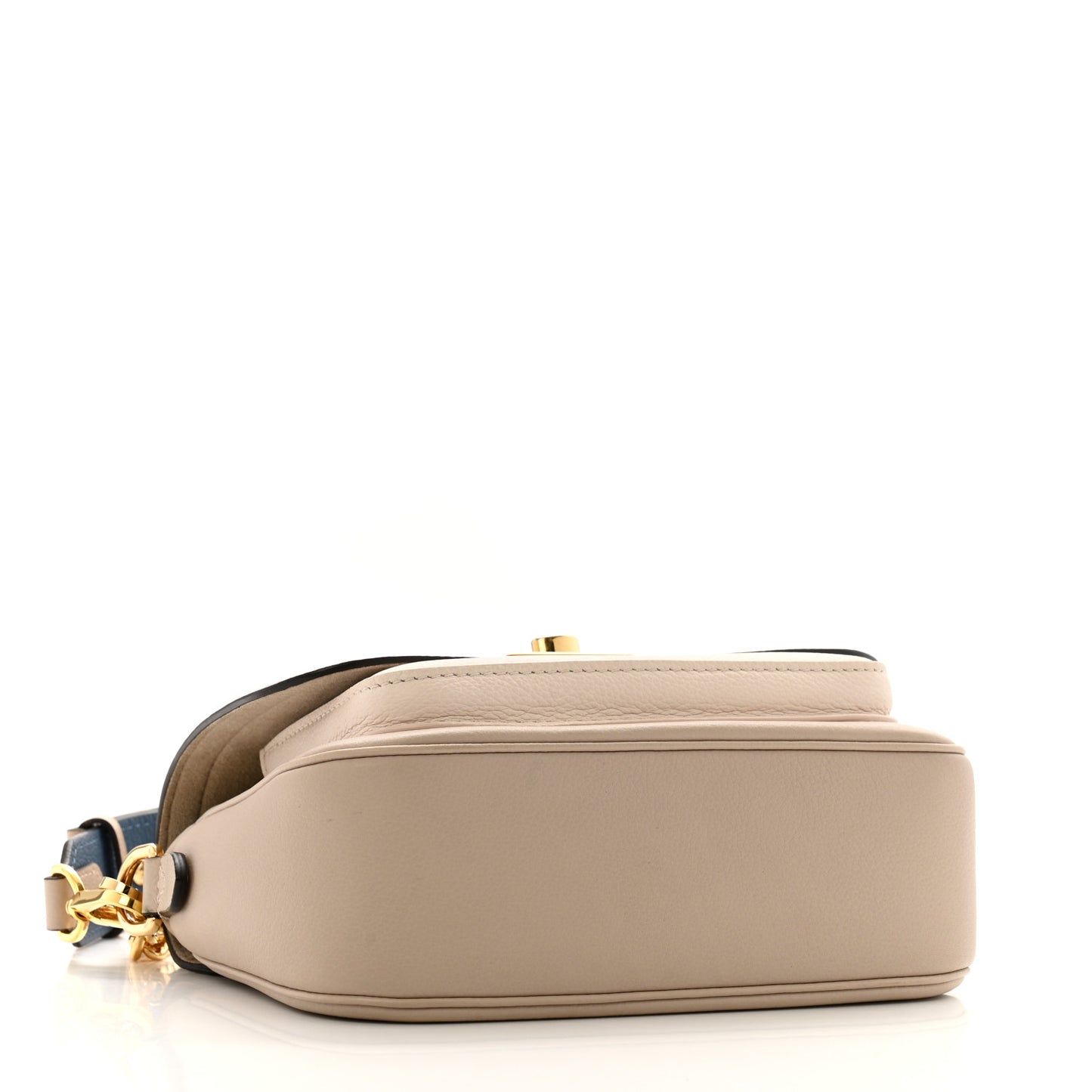 Grained Calfskin Lockme Tender Greige