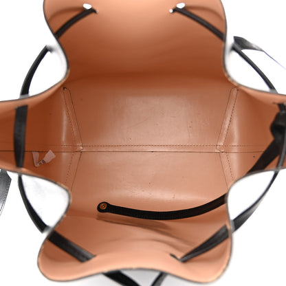 Mansur Gavriel Vegetable Tanned Calfskin Bucket Bag Black Ballerina 5 of 17