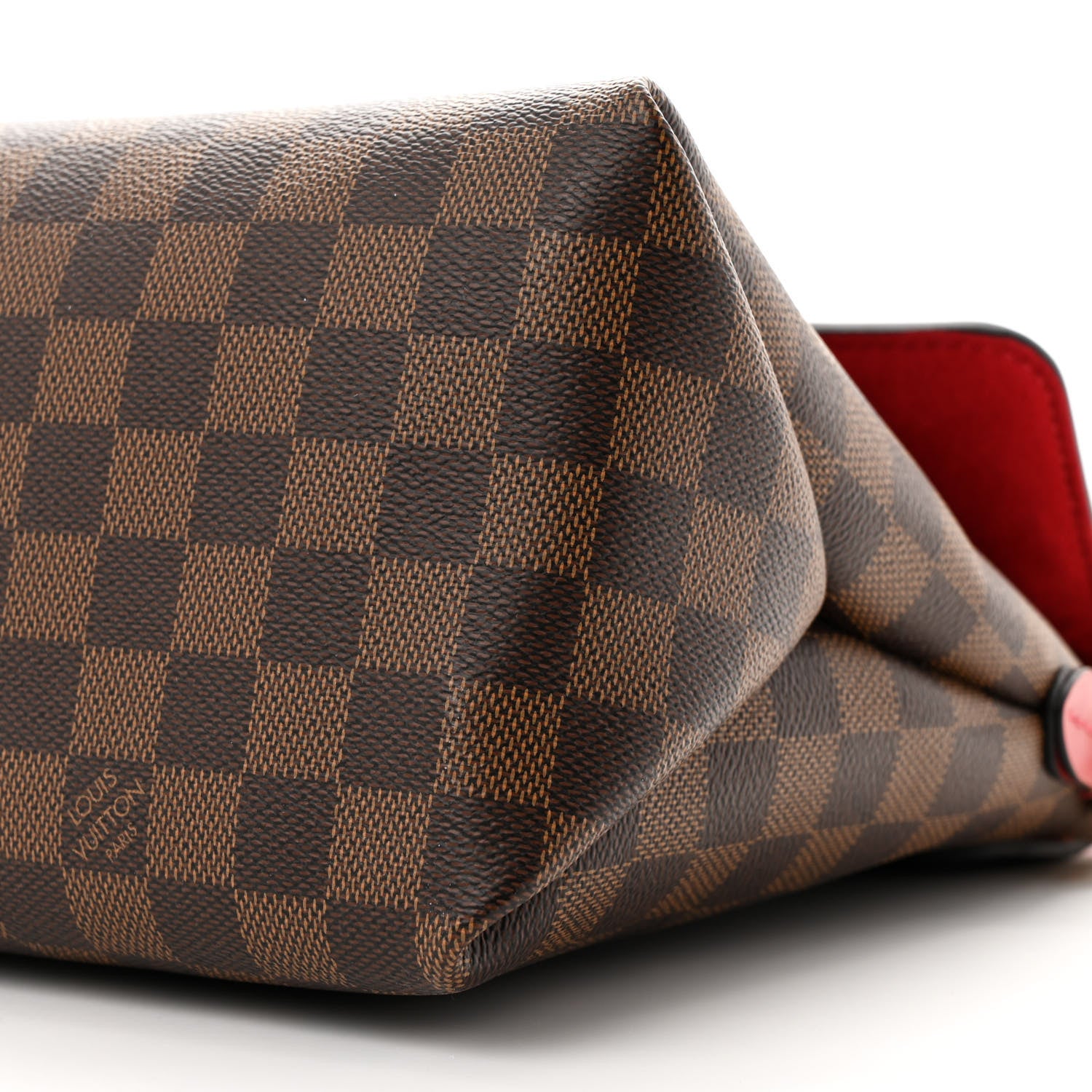 Louis Vuitton Damier Ebene Beaubourg MM Scarlet 10 of 10