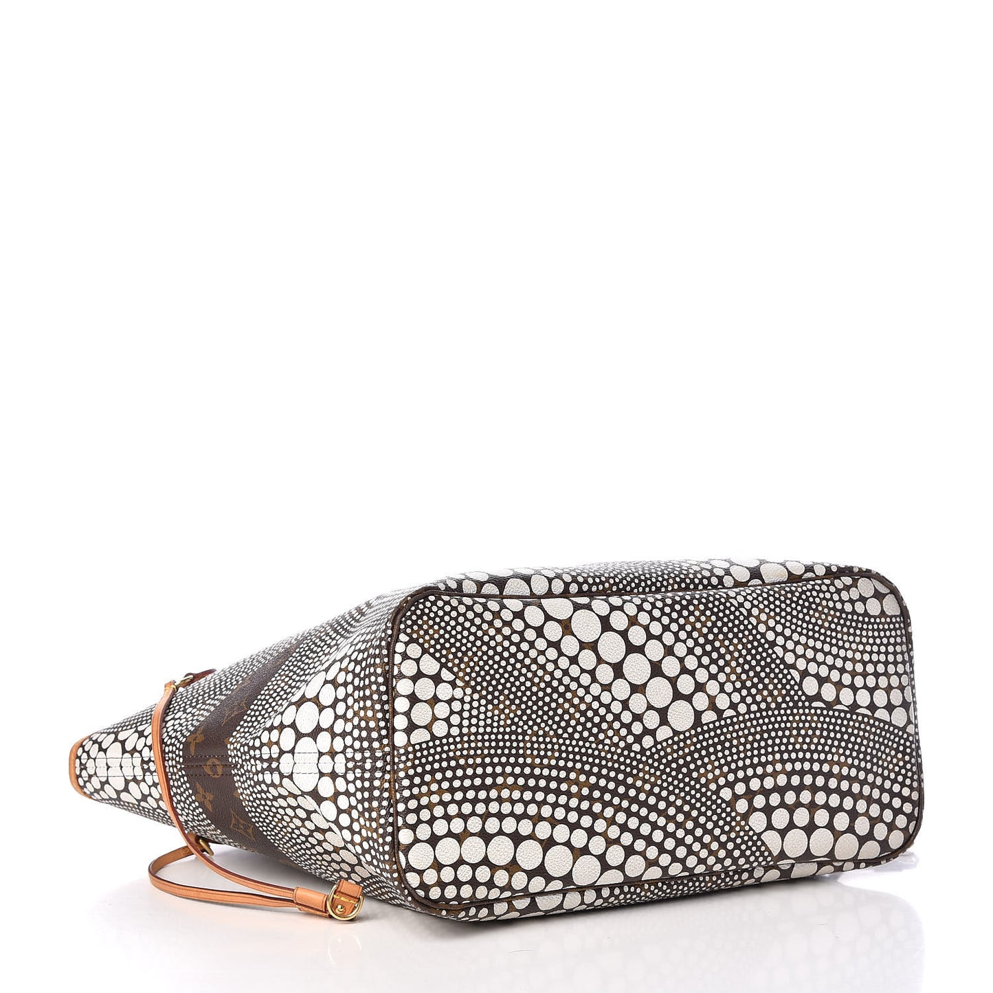 Monogram Kusama Waves Neverfull MM White