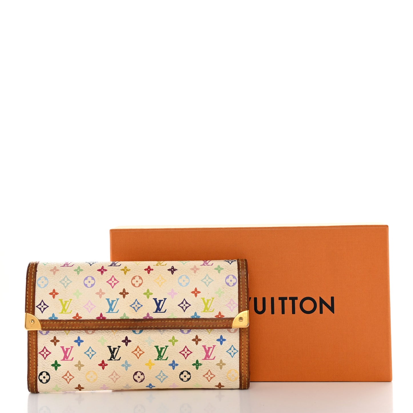 Monogram Multicolor Porte Tresor International Wallet White