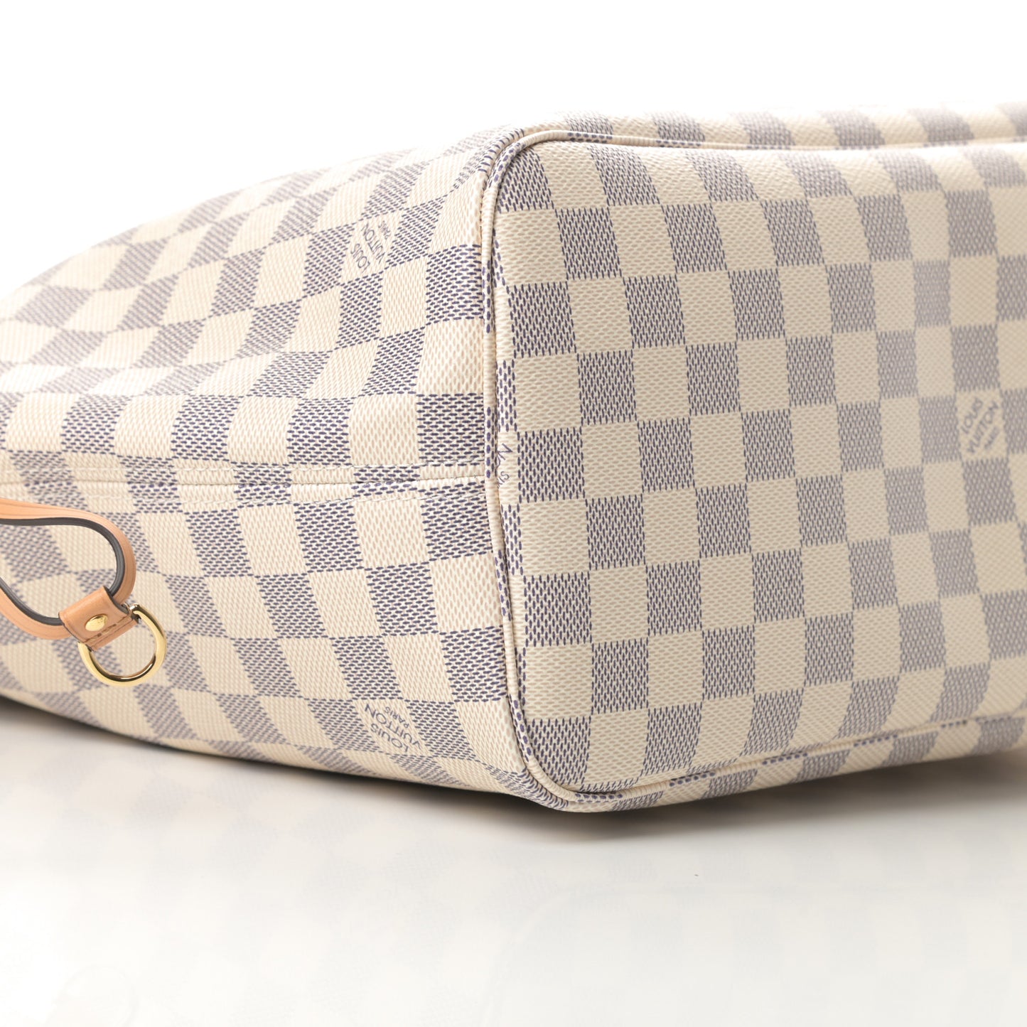 Damier Azur Braided Neverfull MM Pink