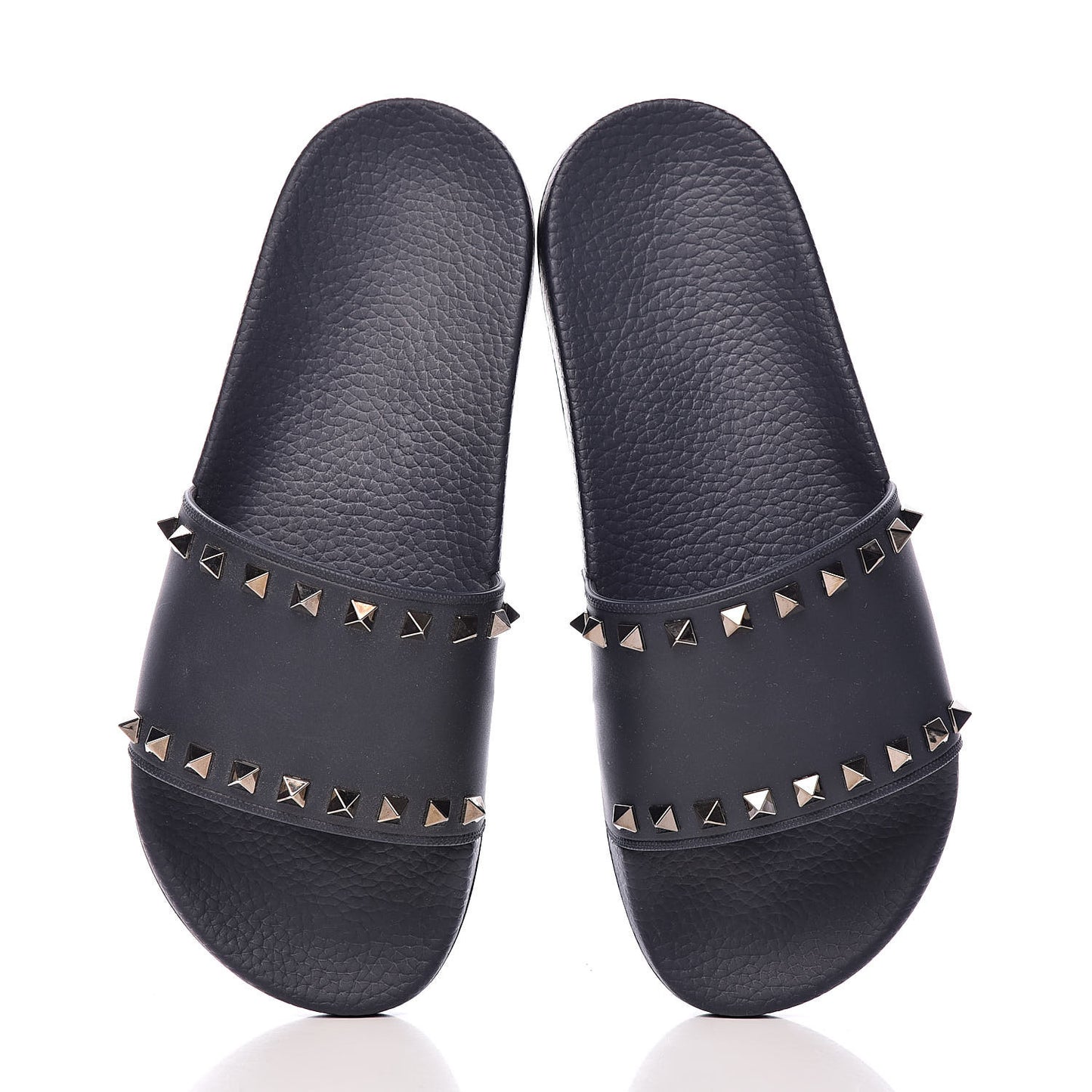 Rubber Rockstud Slide Sandals 40 Marine
