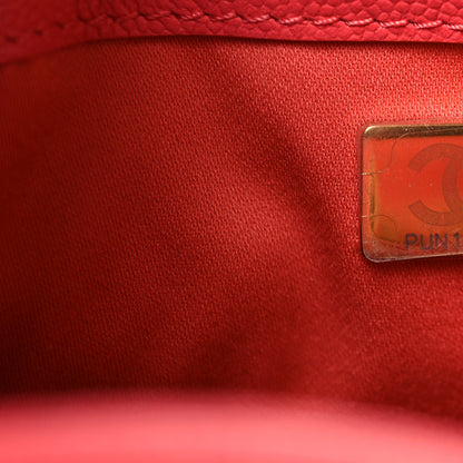 Chanel Caviar Quilted Mini Chanel 25 Handbag Coral 7 of 11