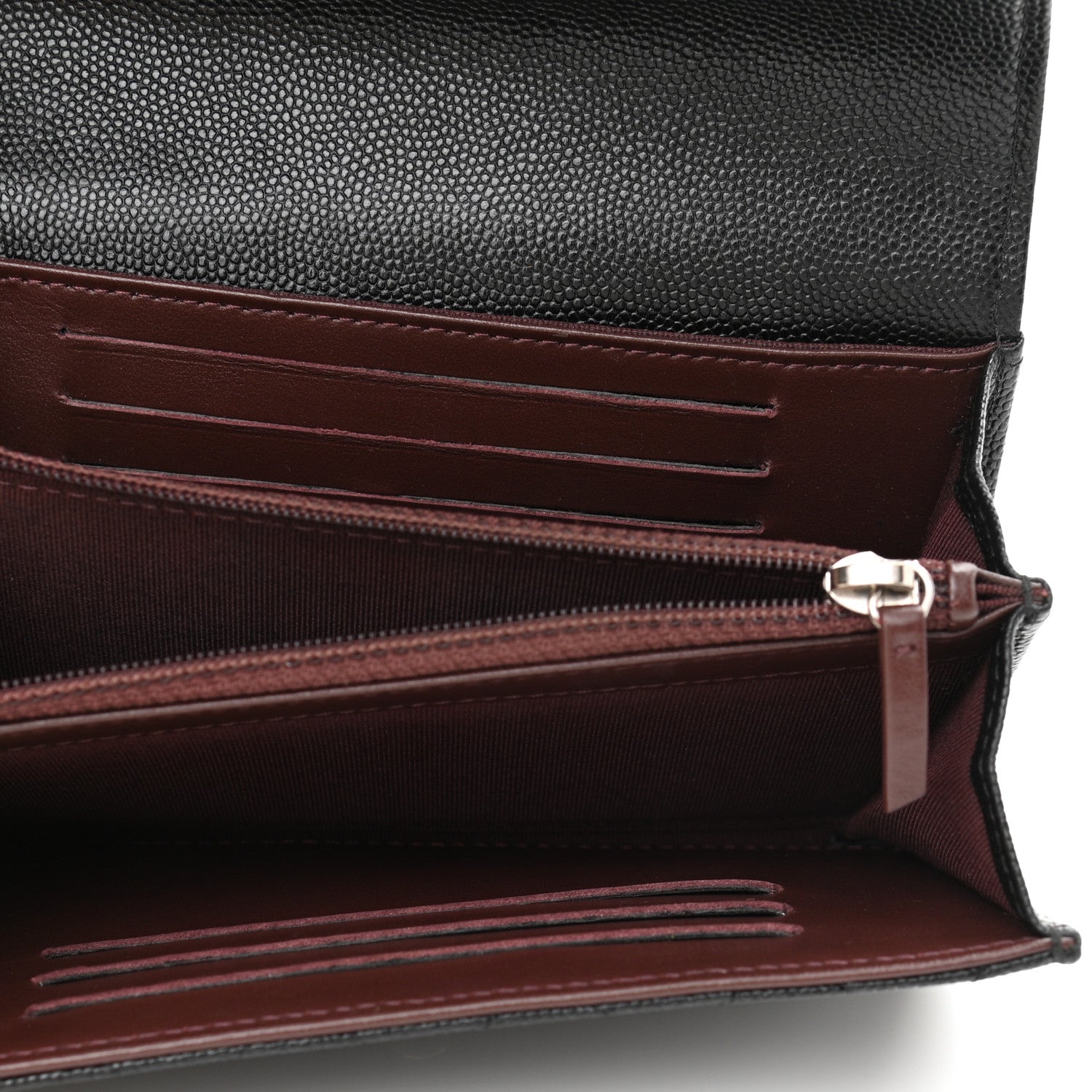 Chanel Caviar Quilted Medium Flap Wallet Black 5 of 9