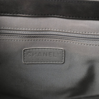 Chanel Washed Lambskin Quilted Medium Chain Around Messenger Black 6 of 10