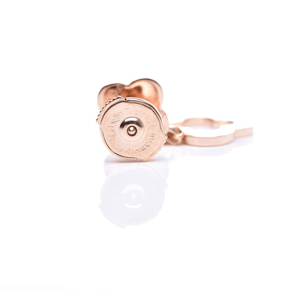 Van Cleef & Arpels 18K Rose Gold Byzantine Alhambra Drop Earrings 4 of 6