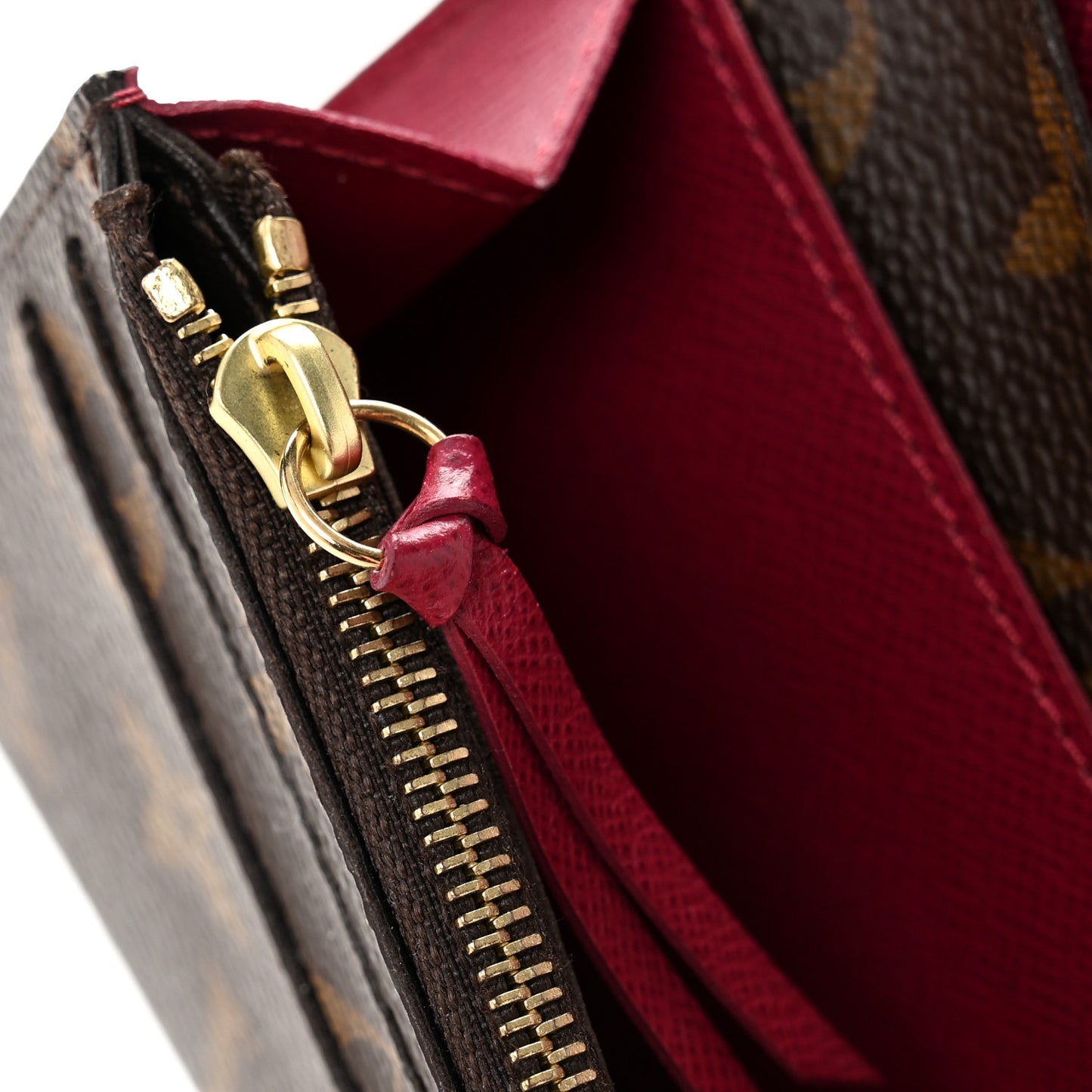 Monogram Emilie Wallet Fuchsia