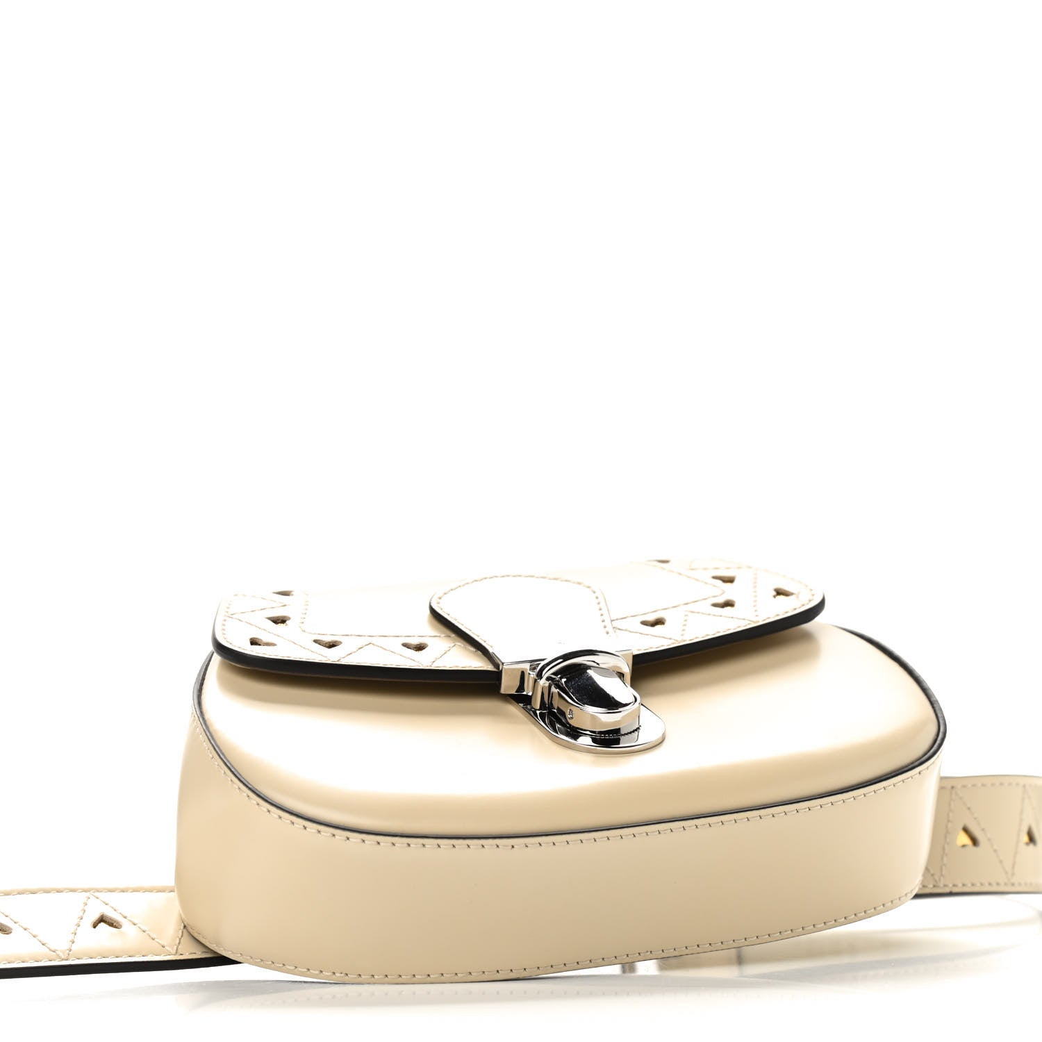Gucci Calfskin Childrens Heart Belt Bag M White 4 of 12