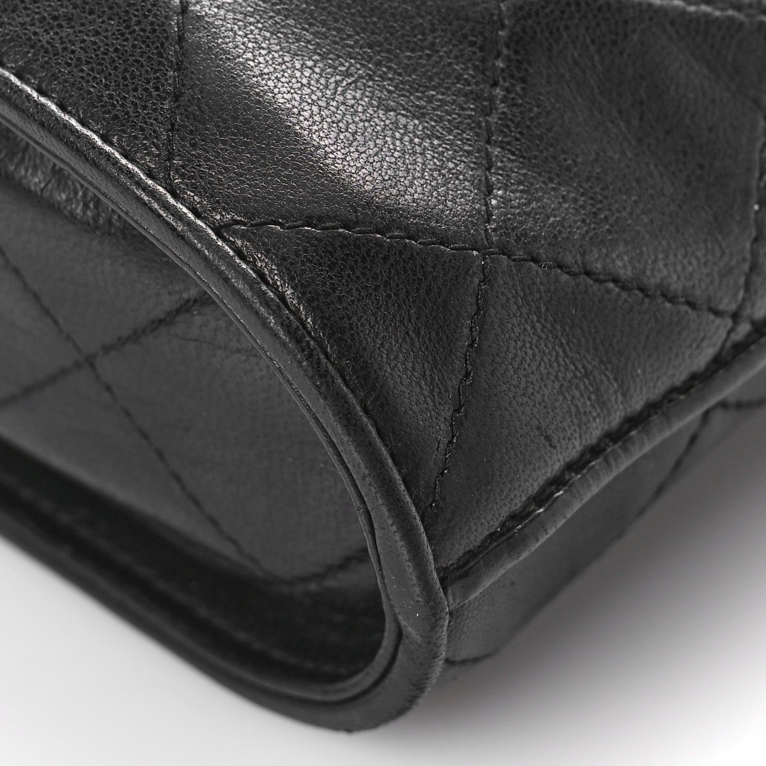 Chanel Lambskin Quilted Tassel Shoulder Bag Black 9 of 11