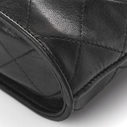 Chanel Lambskin Quilted Tassel Shoulder Bag Black 9 of 11