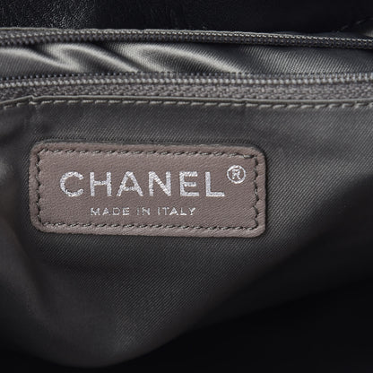 Chanel Calfskin Modern Chain Rhodoid Hobo Black 8 of 10