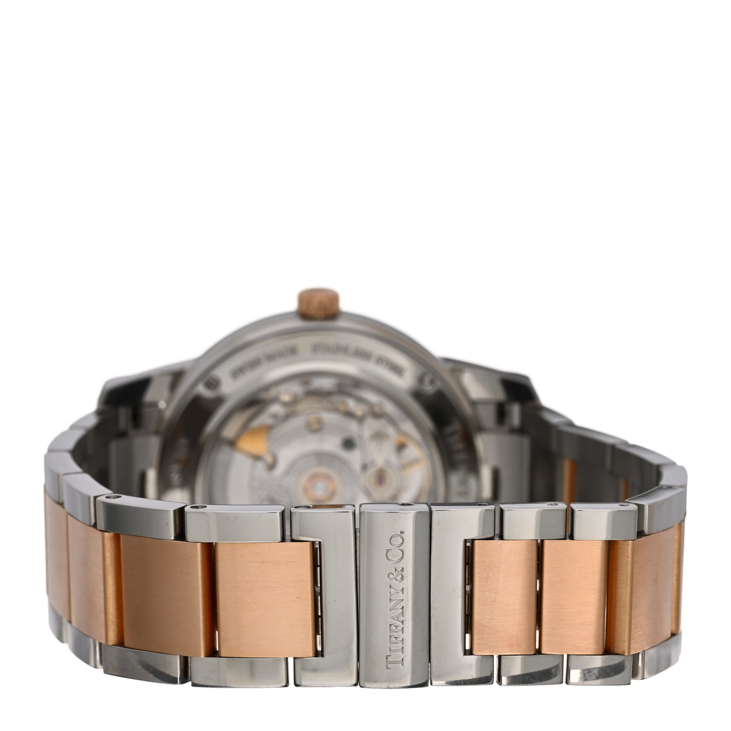 Stainless Steel 18K Rose Gold 37mm Atlas 3-Hand Automatic Watch