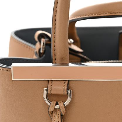 Fendi Vitello Dolce Century Petite 2Jours Tote Cuoio Tempesta 12 of 14