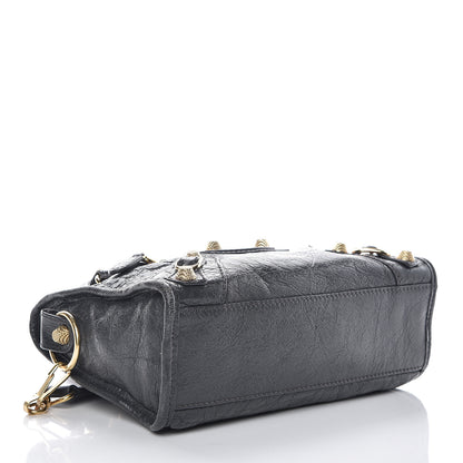 Balenciaga Agneau Giant 12 Gold Hardware Mini City Gris Fossile 4 of 11