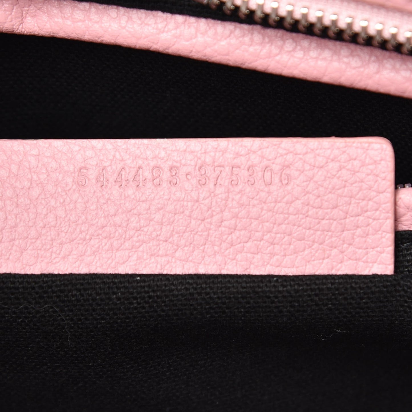 Pebbled Calfskin Small Skull Padlock Zip Around Tote Petal
