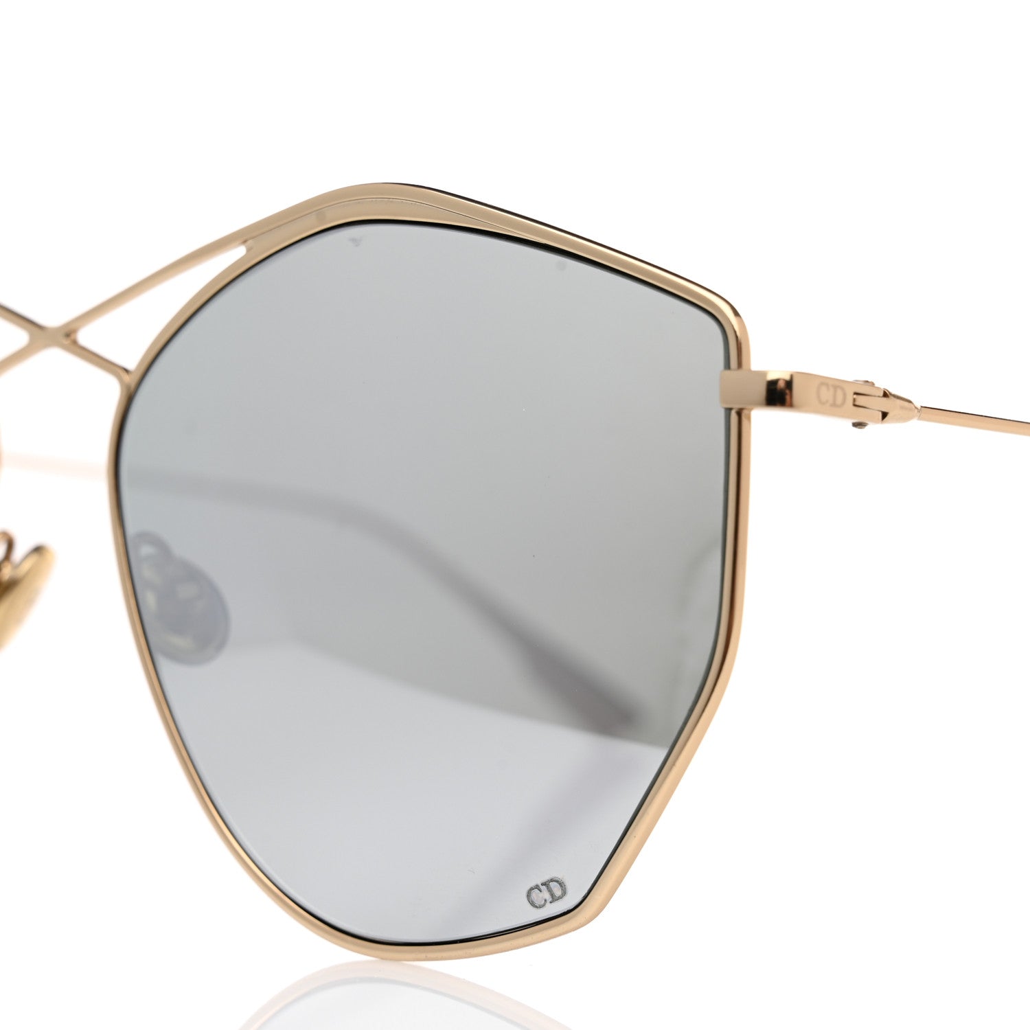 Christian Dior Metal Stellaire 4 Sunglasses Gold Grey 8 of 8
