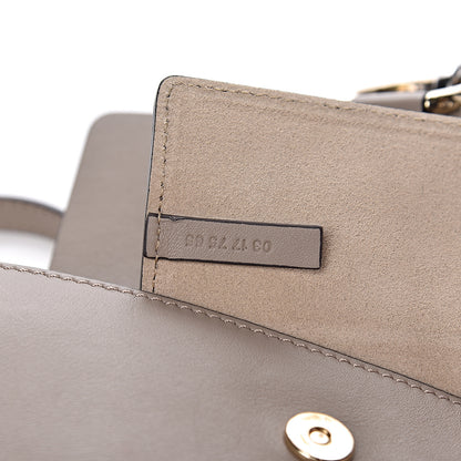 Chloe Suede Calfskin Mini Faye Shoulder Bag Motty Grey 7 of 10