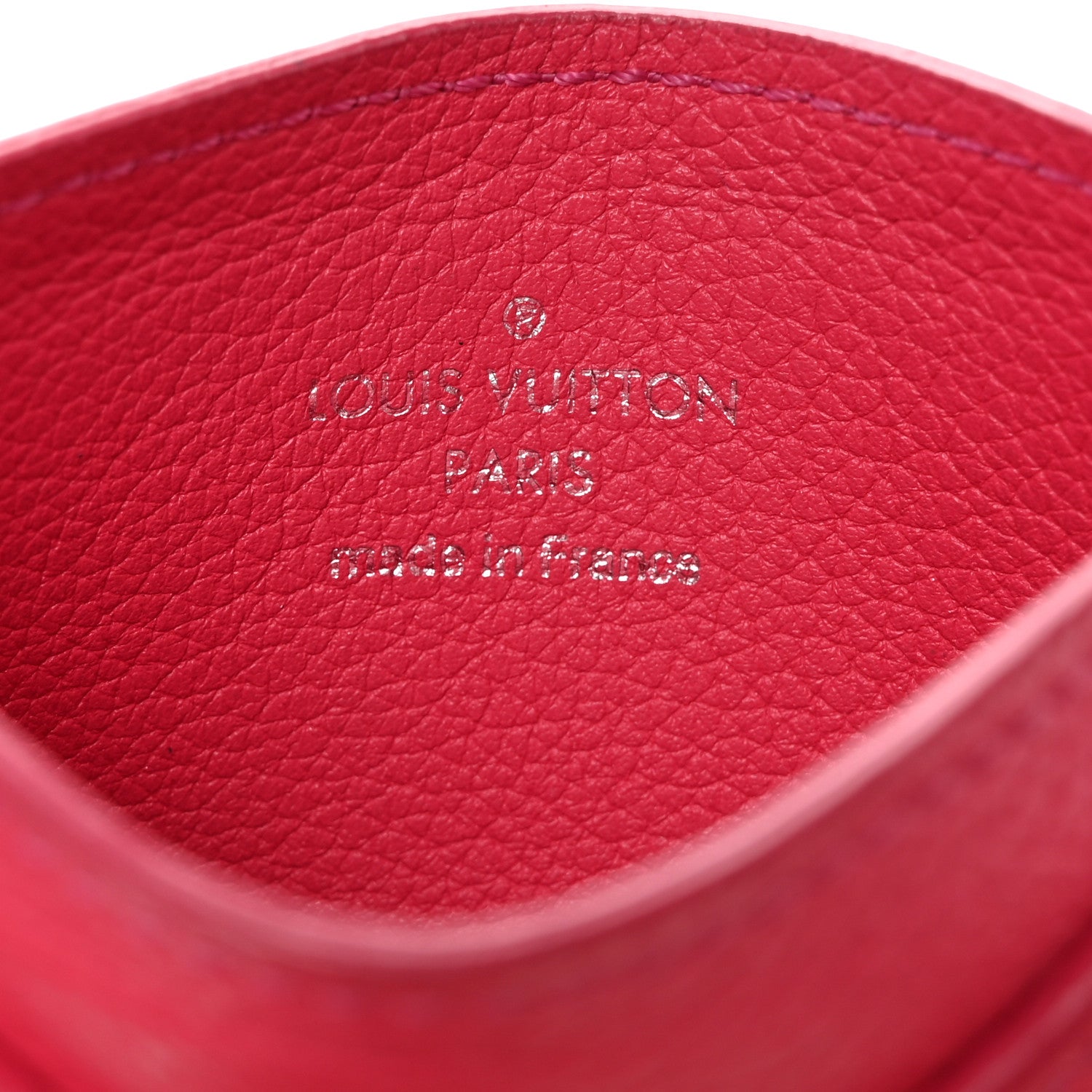 Louis Vuitton Calfskin Lockme Card Holder Hot Pink 6 of 6