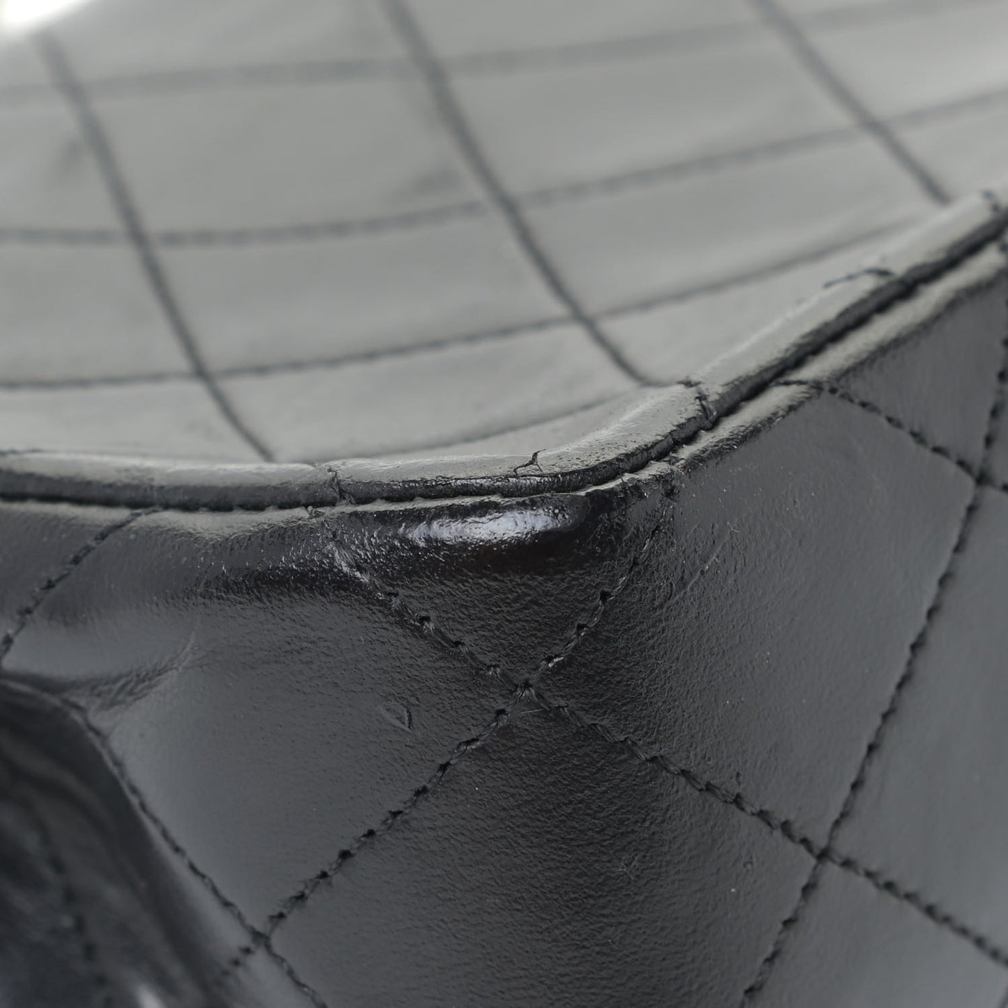 Lambskin Quilted Mini Flap Black