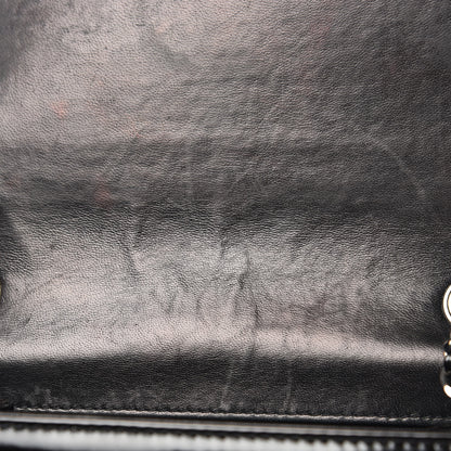 Chanel Glazed Calfskin Single Flap Black 14 of 15