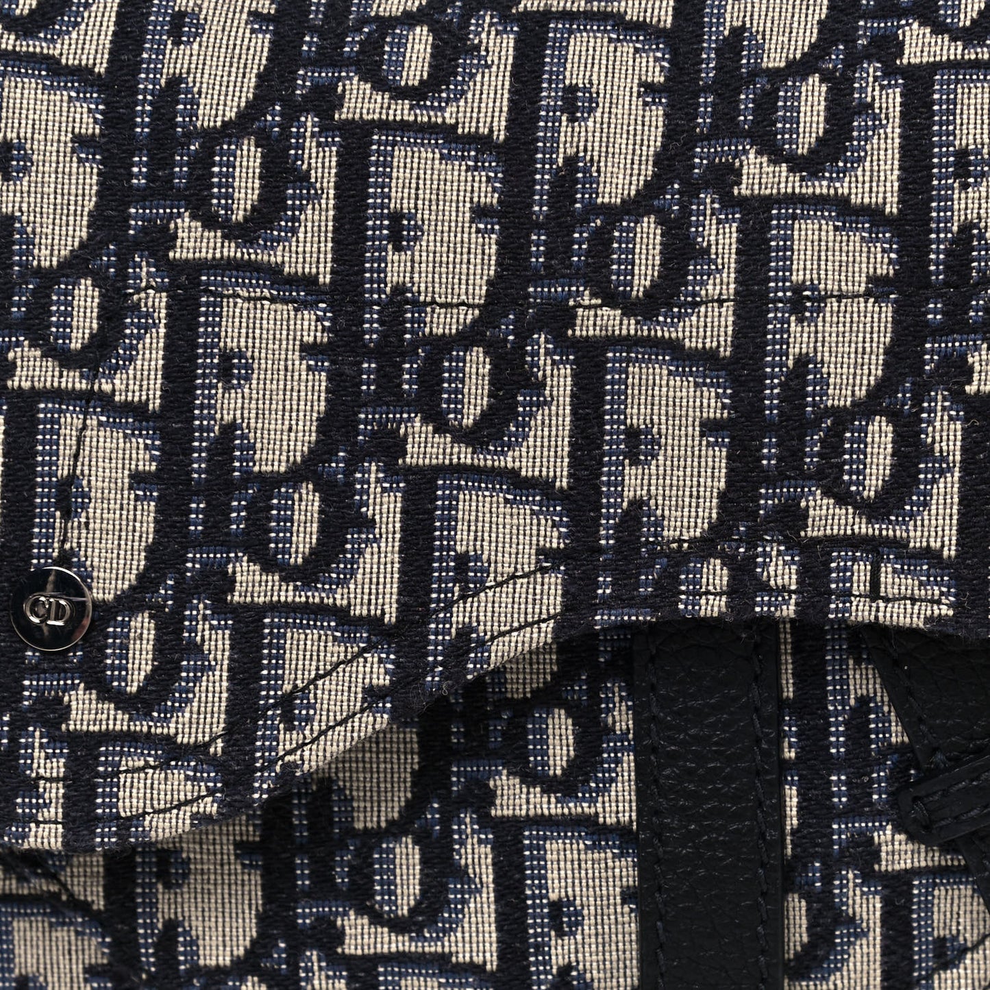 HOMME Oblique Saddle Belt Bag Blue