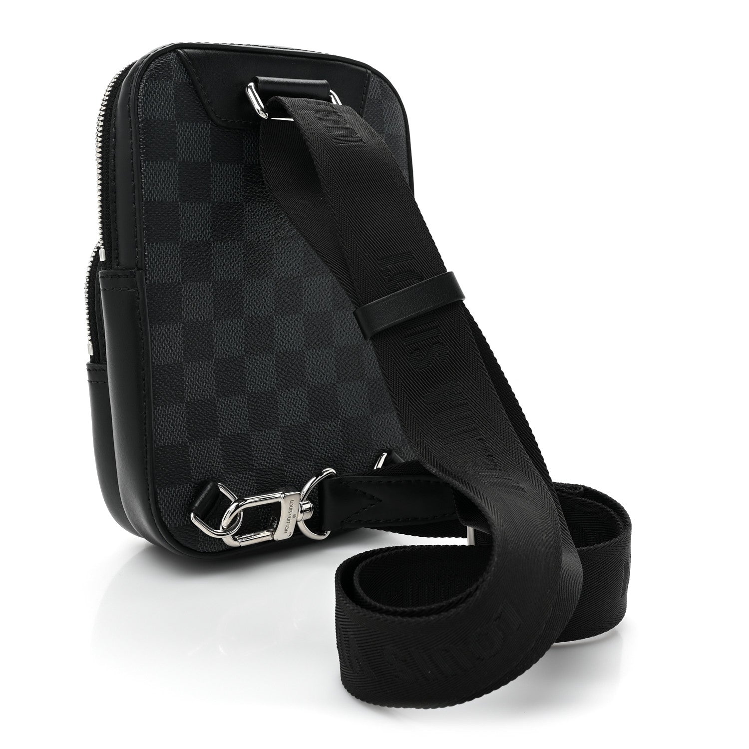 Louis Vuitton Damier Graphite 3D Amazone Sling Bag Black 3 of 9