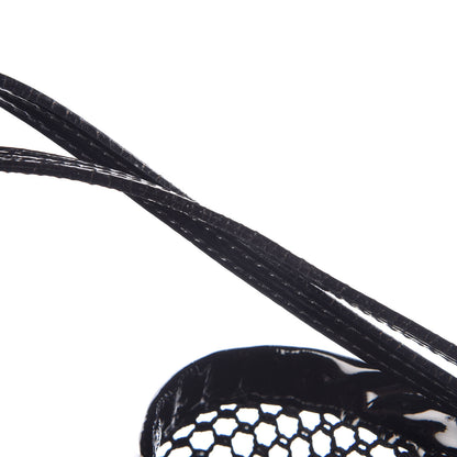 Chanel Patent Net Large La Madrague Tote Black 12 of 16