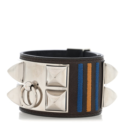 Hermes Barenia Rocabar Collier de Chien CDC Bracelet T2 Ebene 1 of 5