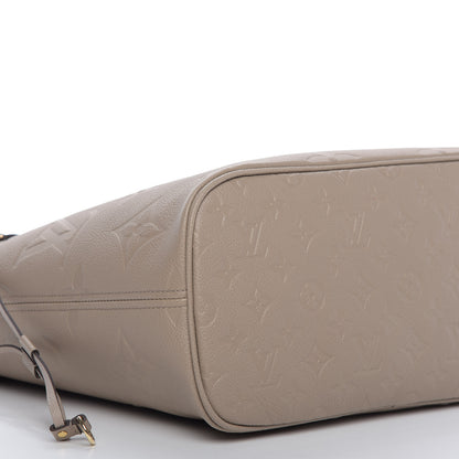Louis Vuitton Empreinte Monogram Giant Neverfull MM Tourterelle 6 of 9