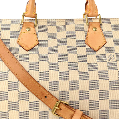 Louis Vuitton Damier Azur Speedy Bandouliere 30 8 of 17
