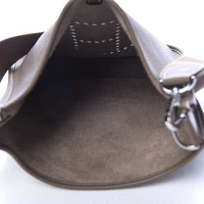 Hermes Taurillon Clemence Evelyne III PM Etoupe 5 of 12