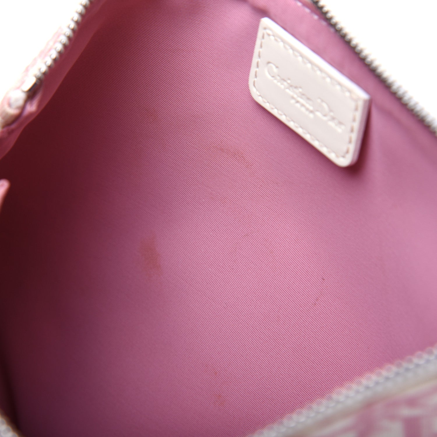 Christian Dior Monogram Mini Saddle Pochette Pink 8 of 20