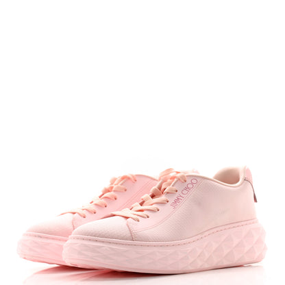 Jimmy Choo Nappa Diamond Light Platform Sneakers 38.5 Powder Pink 3 of 11
