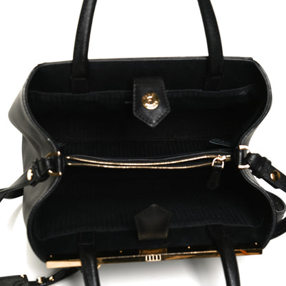Fendi Vitello Elite Petite 2Jours Tote Black 5 of 12
