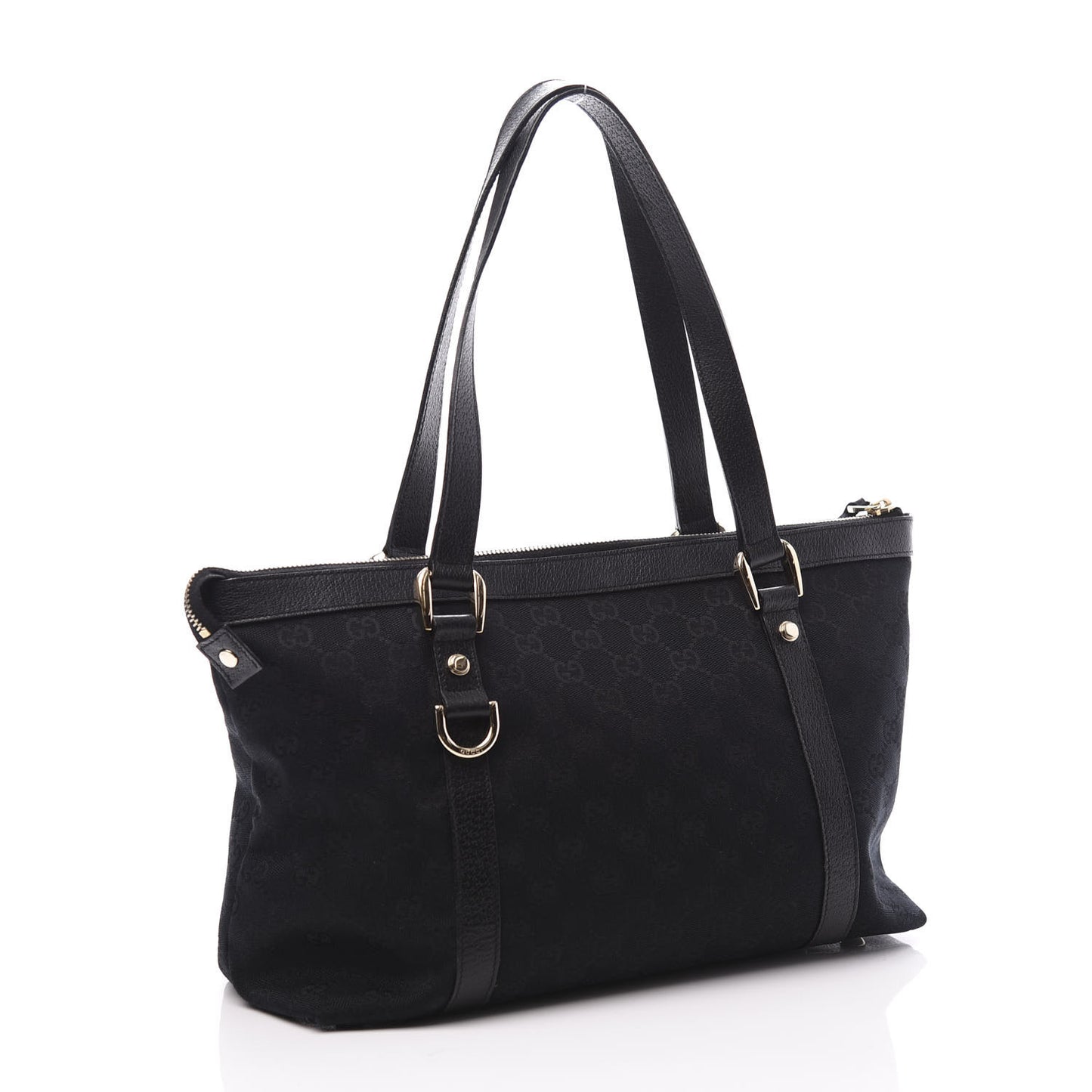 Monogram Abbey Medium Tote Black