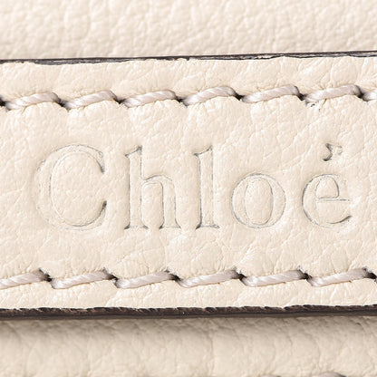 Chloe Calfskin Suede Medium Nile Bracelet Bag Off White 3 of 12
