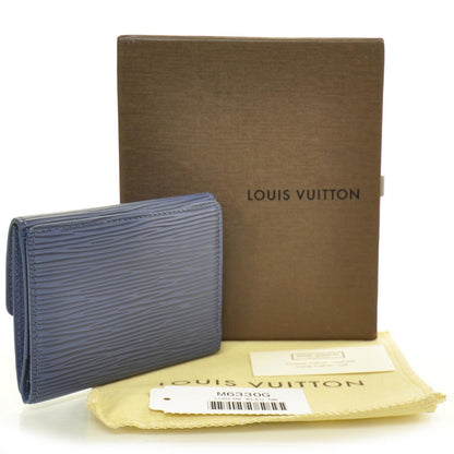Louis Vuitton Epi Ludlow Wallet Blue 4 of 6