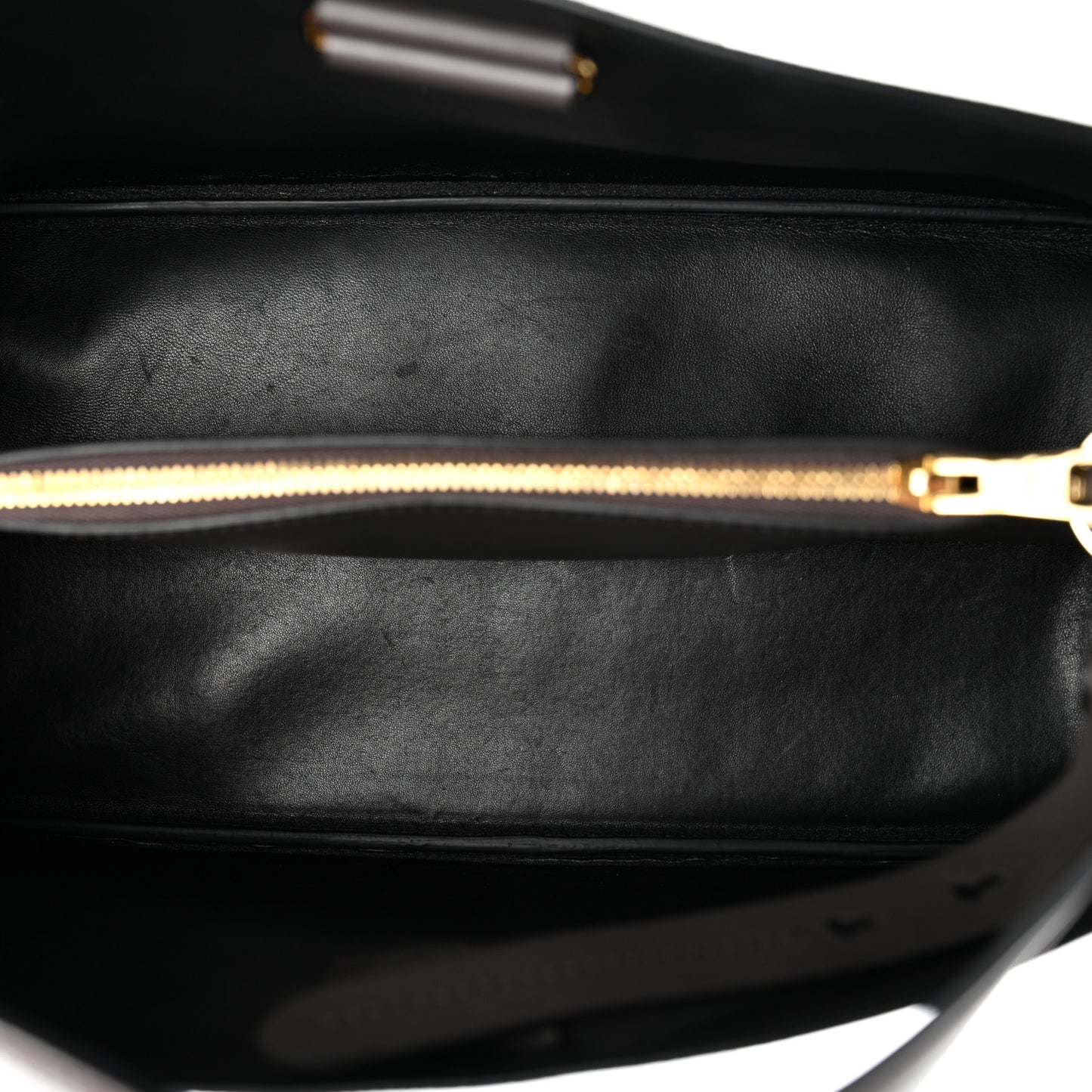 Saffiano Cuir Calfskin Matinee Tote Fumo Black