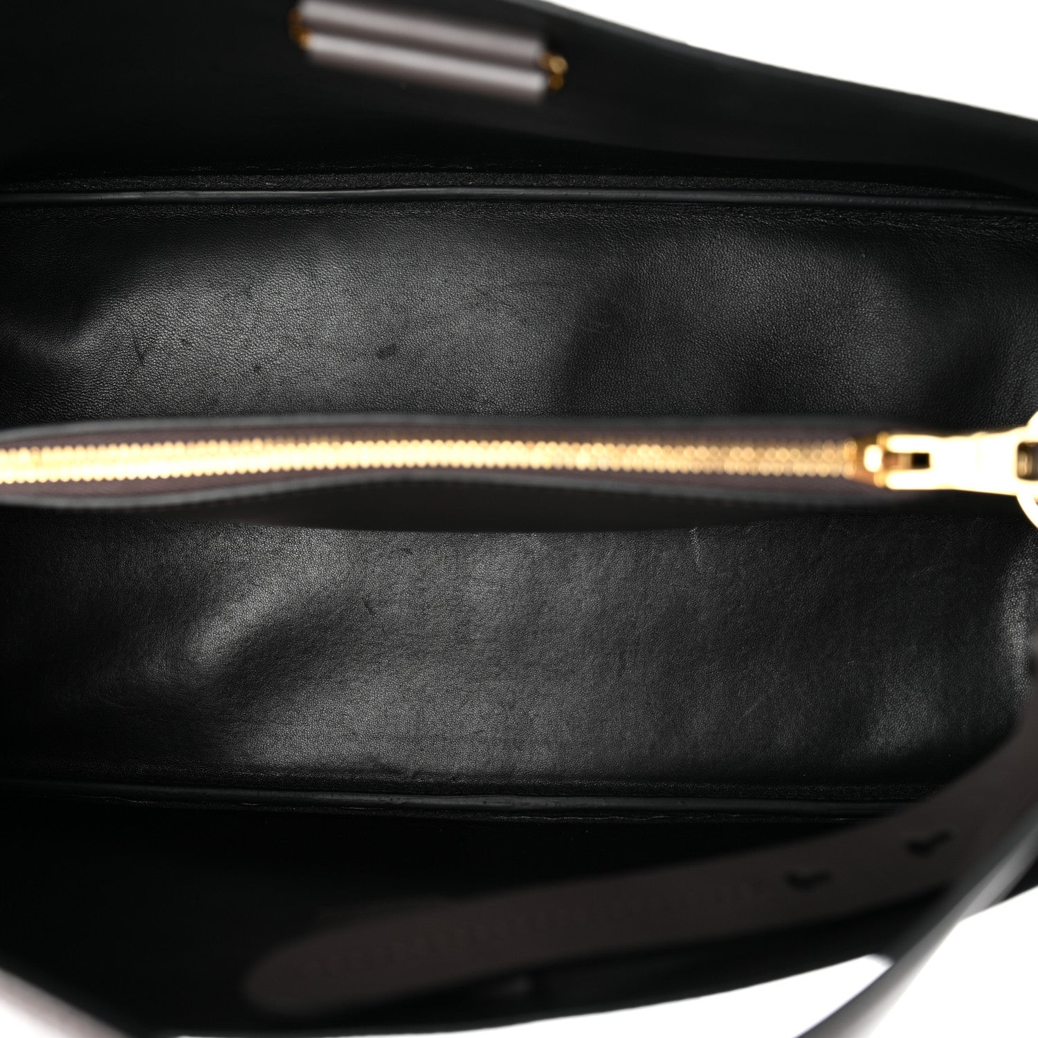 Prada Saffiano Cuir Calfskin Matinee Tote Fumo Black 5 of 12