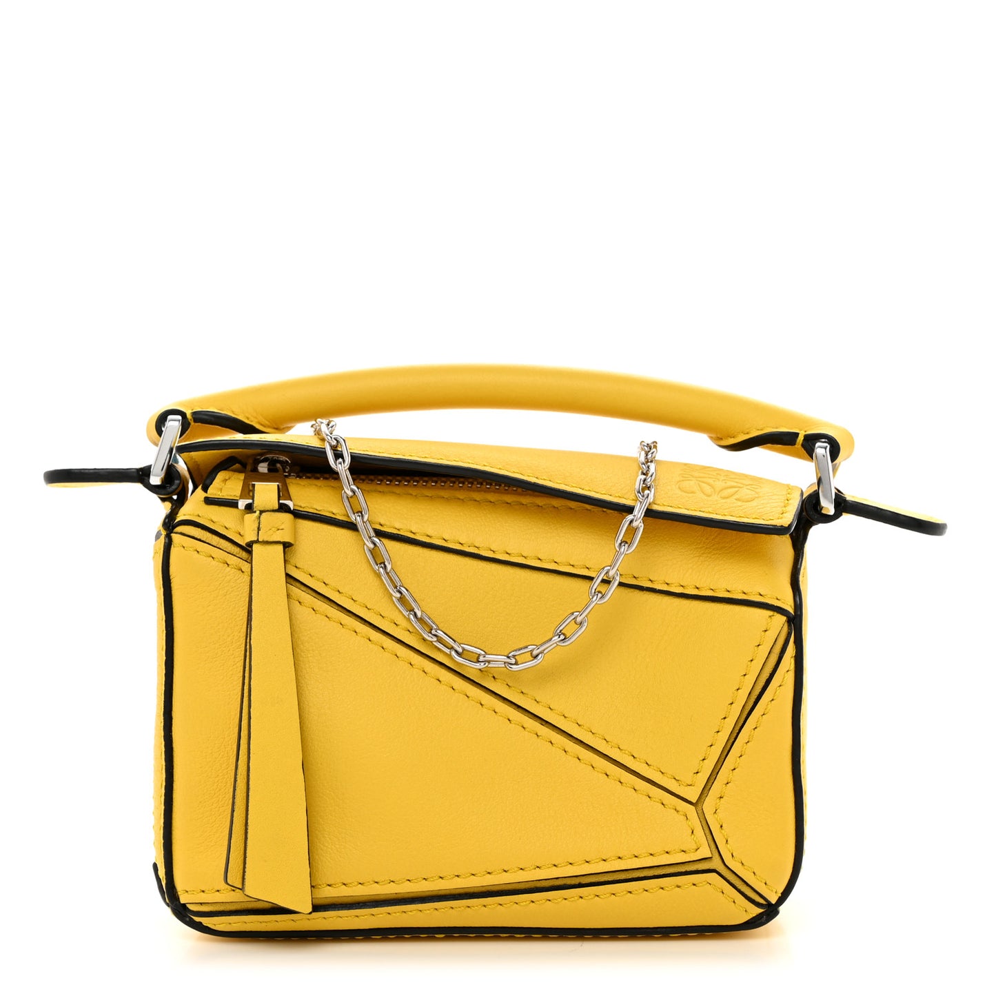 Calfskin Nano Puzzle Bag Yellow