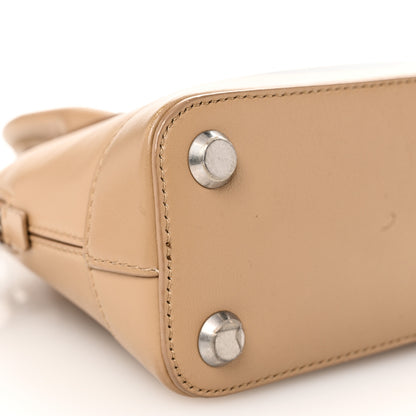 Balenciaga Calfskin Happy Sad XXS Ville Top Handle Bag Light Brown 8 of 10